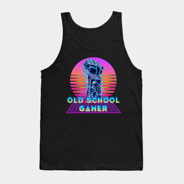 Old school gamer Tank Top by SafSafStore